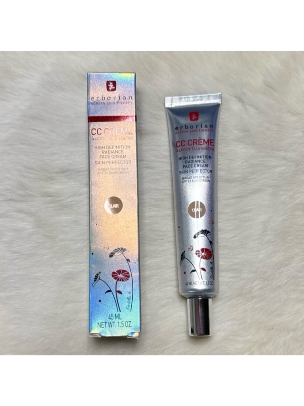 NEW Erborian CC Cream Clair Color Correcting Skincare